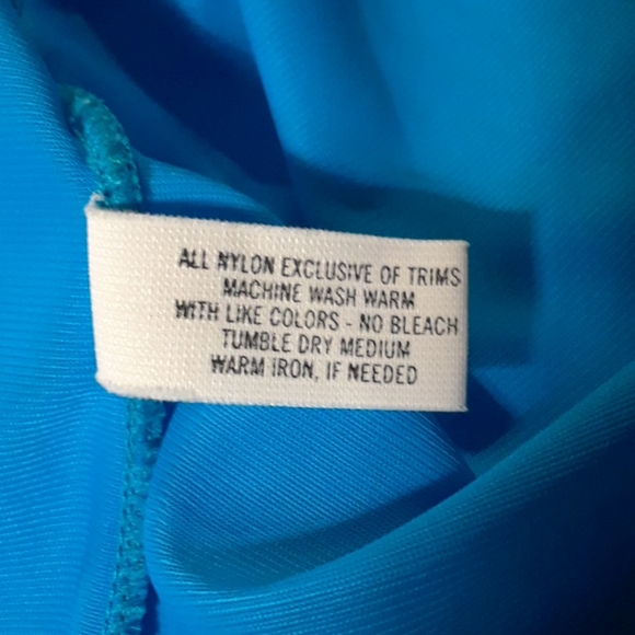 Vintage blue-green robe & gown set - Picture 8 of 8